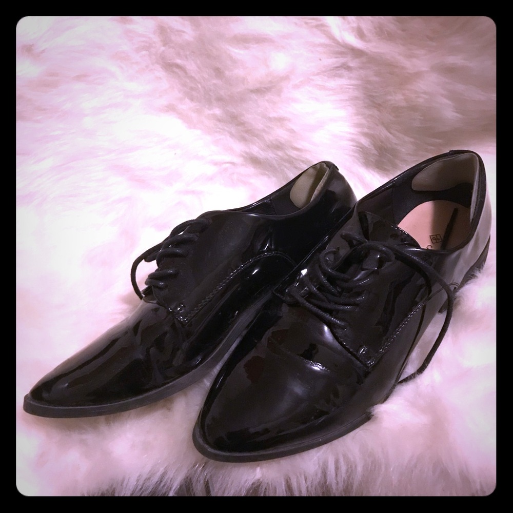 Call it Spring Vegan Patent Flats